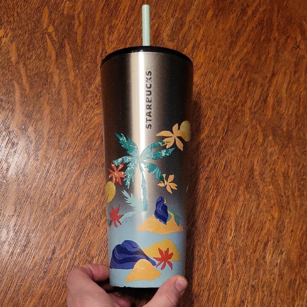 Starbucks Island Paradise Tumbler with Straw